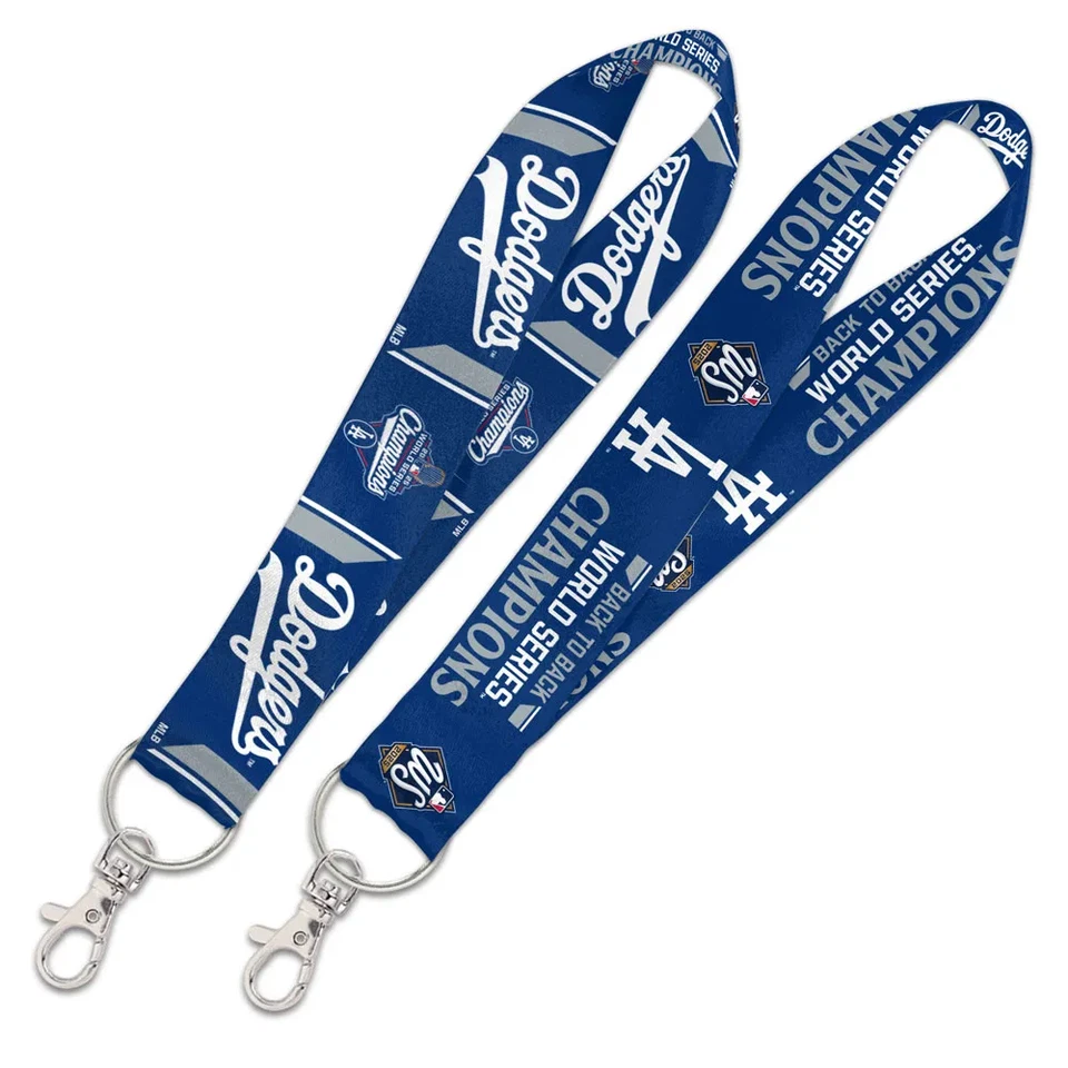 2025 World Series Champions Los Angeles Dodgers 1" Key Strap - Image 1 of 1