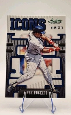 2021 Panini Absolute - Icons Kirby Puckett #I-15 Green - Image 1 of 2