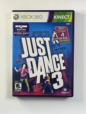 Just Dance 3 (Microsoft Xbox 360, 2011) Xbox 360, VG Condition & Tested! - Image 1 of 4