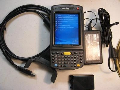 SYMBOL MOTOROLA MC7090-PK0DCQFA7WR 2-D BARCODE SCANNER WI-FI *128MB* QWERTY MC70 - Image 1 of 4