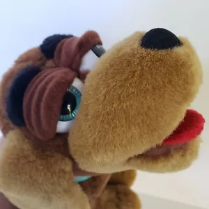 Vintage 1997 Trendmasters Dogz brauner Welpe Hund Kuscheltier Puppe Plüschtier 11 Zoll - Bild 1 von 9