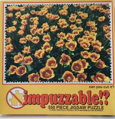 IMPUZZABLE!? Rompecabezas 550 piezas "Tulipanes"; 1993, EXCELENTE ESTADO Foto 1 de 4