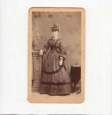 F. Hunold CDV Foto Feine Dame - College Point / USA 1870er