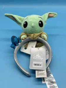 Disney Parks Star Wars The Mandalorian Grogu and Frog Headband New with Tag - Picture 1 of 7