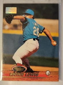 1993 Stadium Club First Day Production Richie Lewis Baseball Card Marlins - Picture 1 of 2