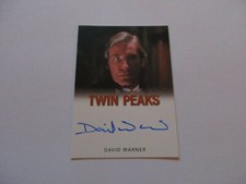 2019 Twin Peaks Archives David Warner as Thomas Eckhardt Classic Autograph