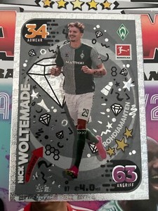 Match Attax 23/24 Bundesliga Rough Diamonds Parallel Nick Woltemade NEW