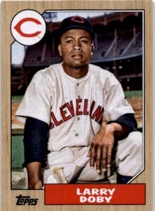 LARRY DOBY 2022 Topps Archives 1987 Topps #276 Cleveland Indians HOF - Picture 1 of 2