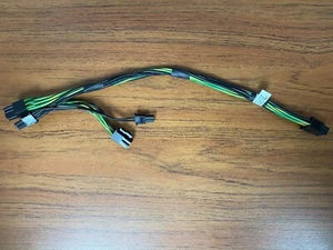 New Supermicro CBL-PWEX-0582 8 PCI-E PIN TWO PCI-E 6+2 PIN 12V GPU POWER CABLE - Picture 1 of 2