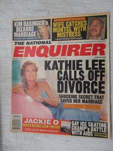 NATIONAL ENQUIRER MAGAZINE APRIL 25, 2000 KATHIE LEE GIFFORD KIM BASINGER - Picture 1 of 2