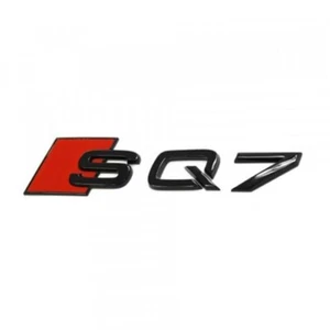 For Audi Q7 SQ7 Gloss Black Emblem Trunk Logo Badge Rear Tailgate Lid Nameplate - Picture 1 of 1