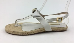 Louise et Cie Women’s Adrean Thong Flat Sandals Size 5.5 M, White 2775 - Picture 1 of 8