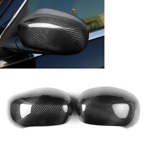 Carbon Fiber Rearview Door  Side Wing Mirror Cover For Chrysler 300C 2003-2011