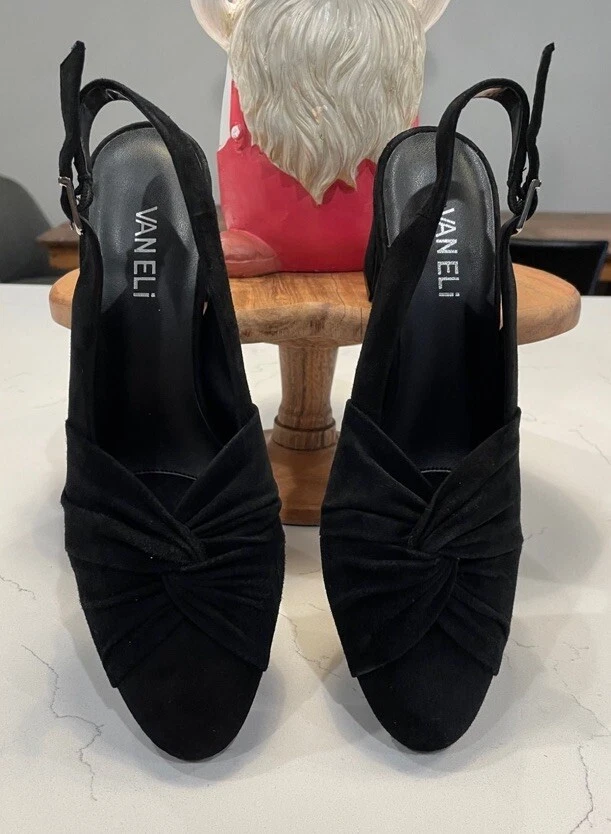 Tacones Vaneli de gamuza talla 8M Foto 1 de 4