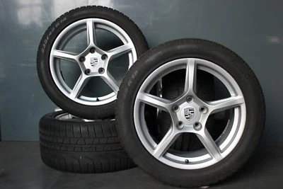 Original Porsche Boxster Cayman 981 Alufelgen Sommerräder NEU 235 265 r18  - Bild 1 von 4