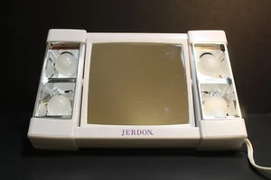 Vintage Jerdon Lighted Makeup Mirror 1x-3x Magnification, J1010, Works - Picture 1 of 10
