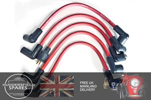 Red silicone plug HT ignition lead set for classic Mini (NON MPI) - Picture 1 of 1