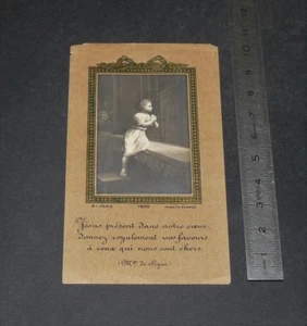 CHROMO 1928 IMAGE PIEUSE HOLY CARD CATHOLICISME JESUS CHRIST MME DE SEGUR - Imagen 1 de 2