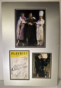 Rare The Drowsy Chaperone Cast Autographed Playbill/Photo Matted Marquis Theatre - Picture 1 of 5