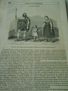 Les Varèches Russes  1843 Gravure Print Article - Picture 1 of 1