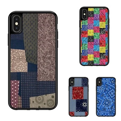Para Apple iPhone Samsung Galaxy Vaquero Western Bandana Teléfono Retazos Foto 1 de 4
