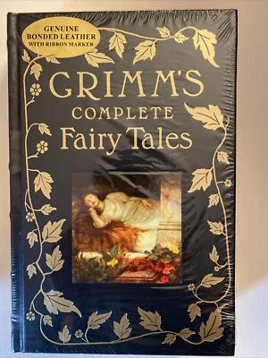 GRIMM'S BROTHERS GRIMM Complete FAIRY TALES Genuine Bonded Leather SEALED Barnes - Image 1 of 2