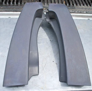 2006-2010 Hummer H3 SET Rear RIGHT & LEFT BLACK Quarter Pillar Trim Roof Cover - Picture 1 of 7