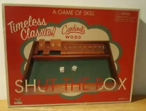 2009 Cardinal® Timeless Classics Family Game ~ SHUT THE BOX ~ Excellent Cond - Picture 1 of 1