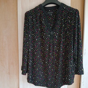 Phase Eight jersey black/multi tunic 18, Excellent - Picture 1 of 6