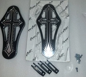 Precision Billet Darkside Passenger Floorboards DRK-410-ALL-BLK Read Discription - Picture 1 of 6