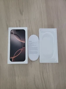 Apple iPhone 16 Pro Titane Naturel 256 Go - Boîte vide UNIQUEMENT - Photo 1 sur 7