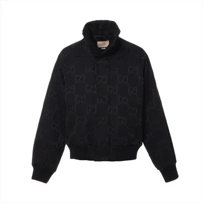 Gucci Jumbo GG Cotton x polyester x nylon Jacket 50 Men's Black  694165 - Image 1 of 4
