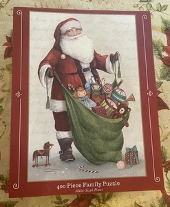 Santa 400 Piece Puzzle Winter Christmas Demdaco Wendy Wiinanen Inside Bag Sealed - Picture 1 of 12