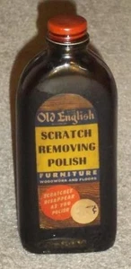 VINTAGE ALTE ENGLISCHE KRATZER ENTFERNEN POLIERFLASCHE, 1/2 VOLL - Bild 1 von 4