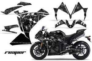 Streetbike Graphic Decals Stickers For Yamaha R1 2010-2012 REAPER K - Picture 1 of 2