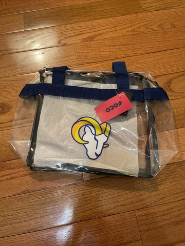 Los Angeles Rams Clear Messenger Basic Tote Bag Cover
