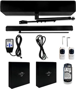 Black Electric Handicap Door Opener with Wireless Large Non-Touch Sensor Switch - Picture 1 of 13