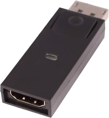 1080p HDTV Gold-Plated Display Port DP Male to HDMI Female Converter Adapter - Image 1 of 4