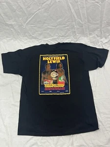 Deadstock 1999 Evander Holyfield Vs Lennox Lewis Boxing Shirt Size XL Tyson - Picture 1 of 9