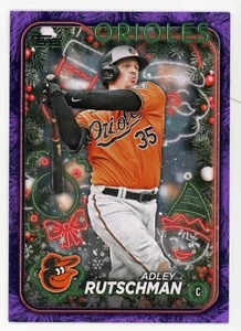 2024 Topps Holiday Adley Rutschman Purple #H194 #/99 Orioles - Bild 1 von 1
