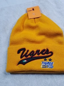 Beanie Tigeres Mexico Team Yellow Cap Hat  - Picture 1 of 5