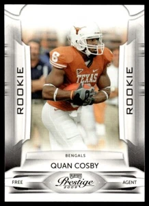 2009 Playoff Prestige Quan Cosby Rookie Cincinnati Bengals #189 - Picture 1 of 2