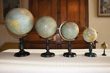 1 ENSEMBLE  DE 5 Globes Terrestres, mappemonde  D’époque N III