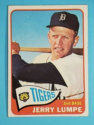 1965 Topps Jerry Lumpe Detroit Tigers #353 GOOD+ wrinkle, ink on back ⚾ - Image 1 of 4