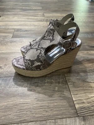 Carlos By Carlos Santana Wedges Size 10 Snakeskin Foto 1 de 4