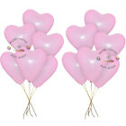 100 Love Heart Shape Balloons Wedding Party Romantic Baloon Birthday Decoration