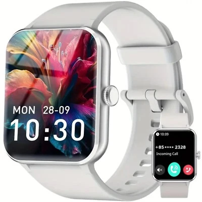 Blackview Smartwatch Herren Damen Fitnessuhr Bluetooth Anruf und Sprachassistent - Bild 1 von 4