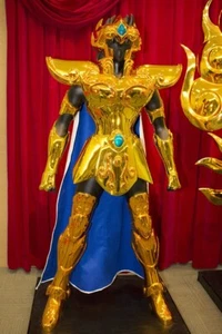 ARMATURA D'ORO LEO COMPLETO! SCALA 1:1 INDOSSABILE COSPLAY ( costume Saint Seya) - Foto 1 di 1
