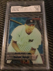 1994 BOWMAN'S BEST DEREK JETER GMA 10 GEM MINT #2 GRADED YANKEES