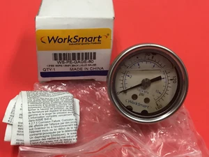 WorkSmart - P/N: WS-PE-GAGE-80 - Pressure Gauge - 1-160 psi - NEW - Picture 1 of 4